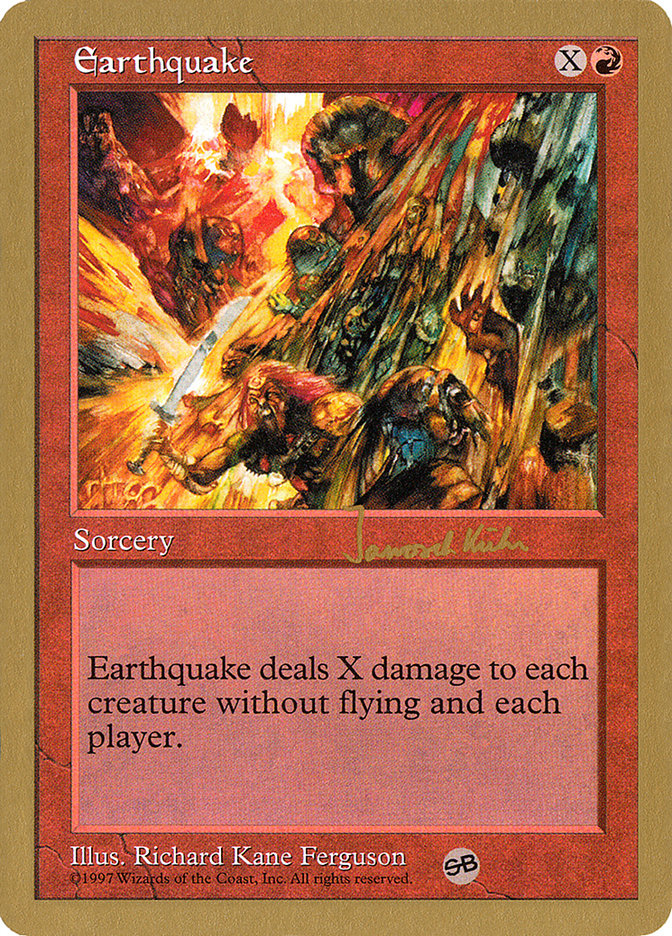 Earthquake (Janosch Kuhn) (SB) [World Championship Decks 1997] | Pegasus Games WI