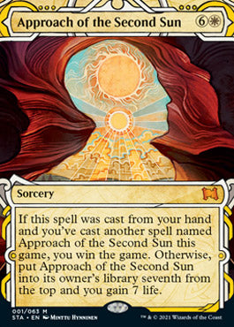 Approach of the Second Sun (Foil Etched) [Strixhaven: School of Mages Mystical Archive] | Pegasus Games WI