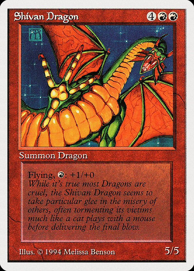 Shivan Dragon [Summer Magic / Edgar] | Pegasus Games WI