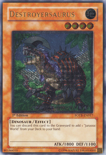 Destroyersaurus (UTR) [FOTB-EN017] Ultimate Rare | Pegasus Games WI