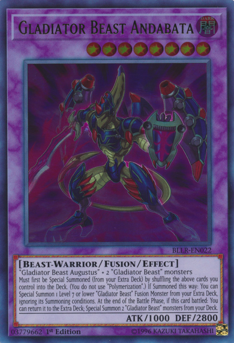 Gladiator Beast Andabata [BLLR-EN022] Ultra Rare | Pegasus Games WI