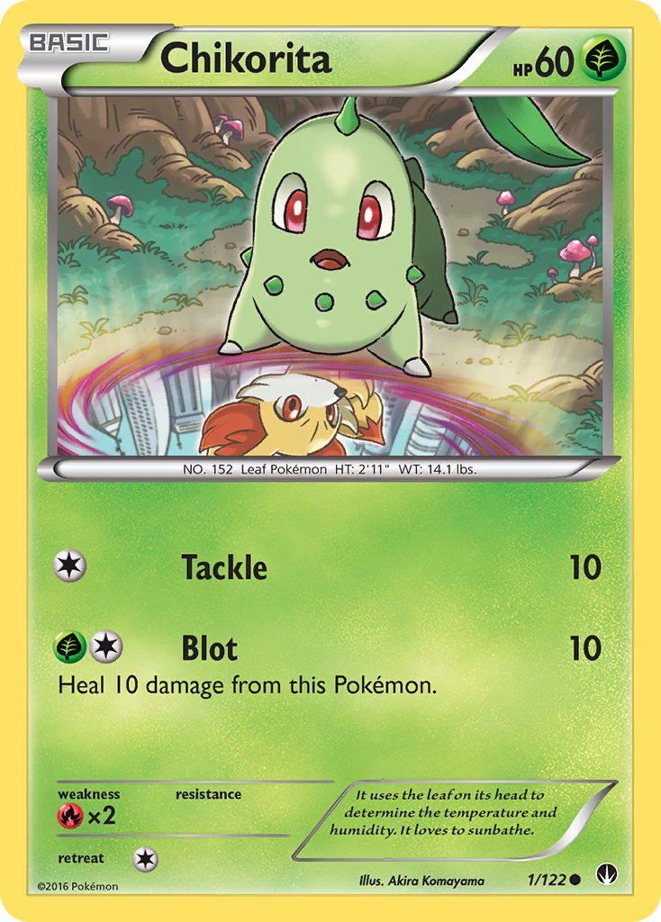 Chikorita (1/122) [XY: BREAKpoint] | Pegasus Games WI