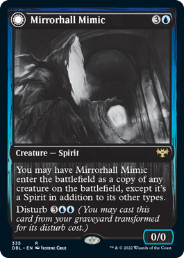 Mirrorhall Mimic // Ghastly Mimicry [Innistrad: Double Feature] | Pegasus Games WI