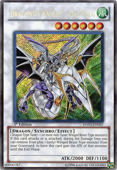 Dragunity Knight - Gae Bulg [HA03-EN057] Secret Rare | Pegasus Games WI