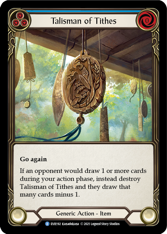 Talisman of Tithes [EVR192] (Everfest)  1st Edition Normal | Pegasus Games WI