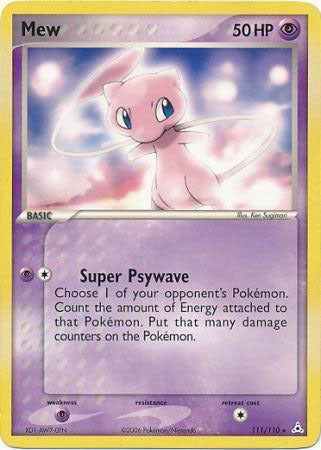 Mew (111/110) (Non Holo DVD Promo) [EX: Holon Phantoms] | Pegasus Games WI