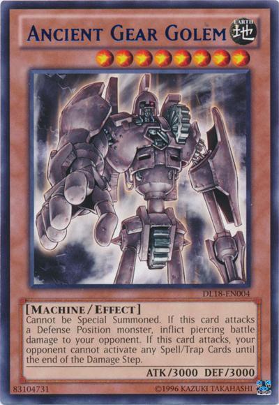 Ancient Gear Golem (Red) [DL18-EN004] Rare | Pegasus Games WI