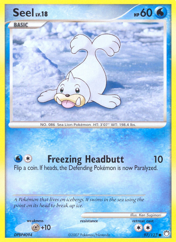 Seel (97/123) [Diamond & Pearl: Mysterious Treasures] | Pegasus Games WI