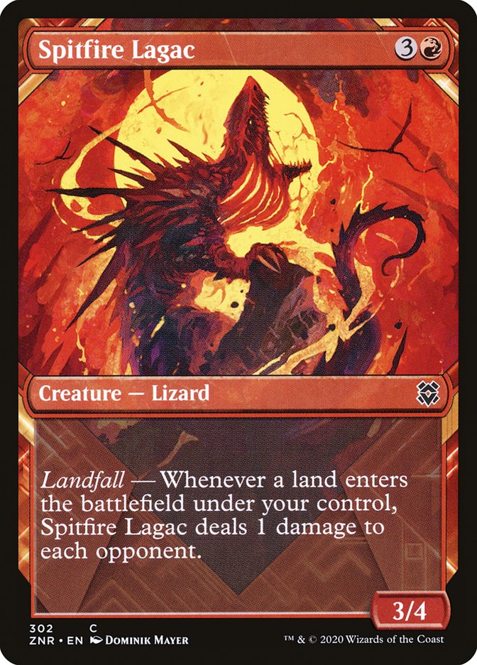 Spitfire Lagac (Showcase) [Zendikar Rising] | Pegasus Games WI