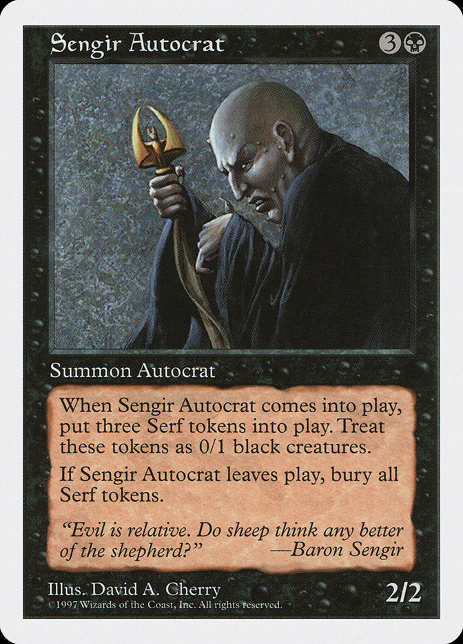 Sengir Autocrat [Fifth Edition] | Pegasus Games WI