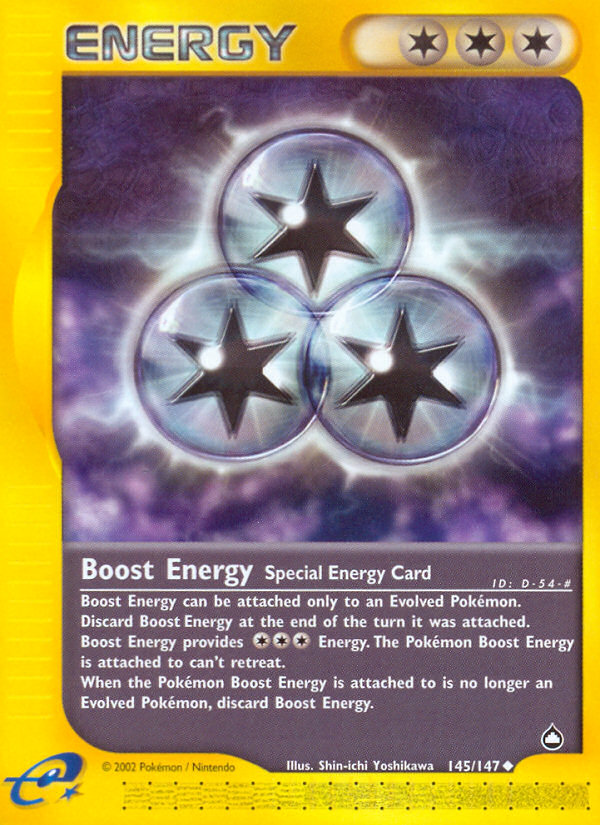 Boost Energy (145/147) [Aquapolis] | Pegasus Games WI