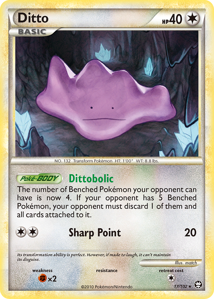 Ditto (17/102) [HeartGold & SoulSilver: Triumphant] | Pegasus Games WI