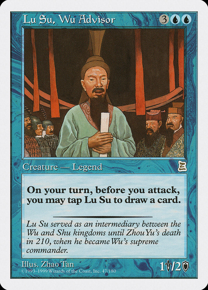 Lu Su, Wu Advisor [Portal Three Kingdoms] | Pegasus Games WI