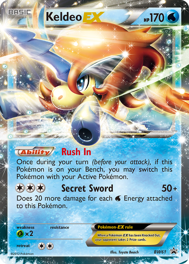 Keldeo EX (BW61) [Black & White: Black Star Promos] | Pegasus Games WI