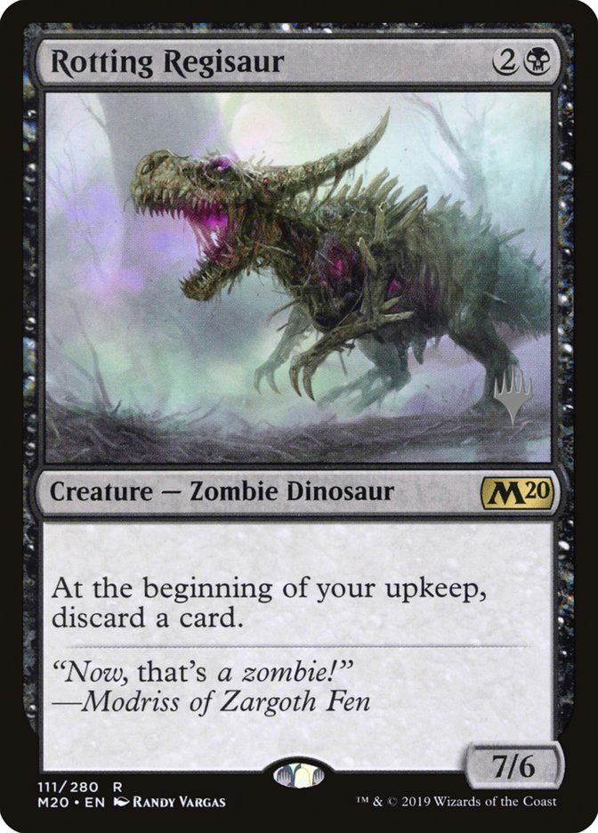 Rotting Regisaur (Promo Pack) [Core Set 2020 Promos] | Pegasus Games WI