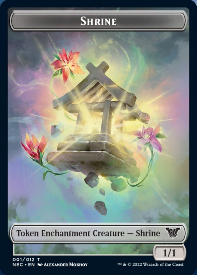 Shrine Token [Kamigawa: Neon Dynasty Commander Tokens] | Pegasus Games WI