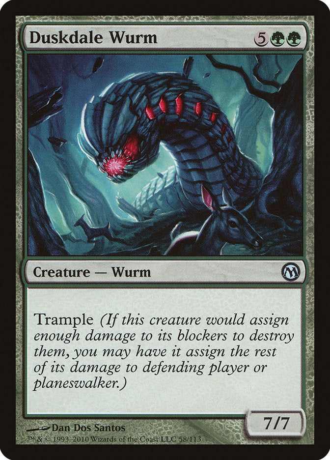 Duskdale Wurm [Duels of the Planeswalkers] | Pegasus Games WI