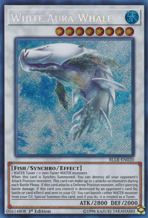 White Aura Whale [BLLR-EN020] Secret Rare | Pegasus Games WI