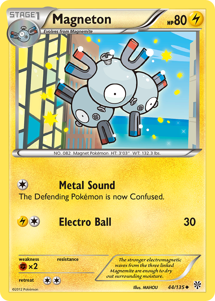 Magneton (44/135) [Black & White: Plasma Storm] | Pegasus Games WI