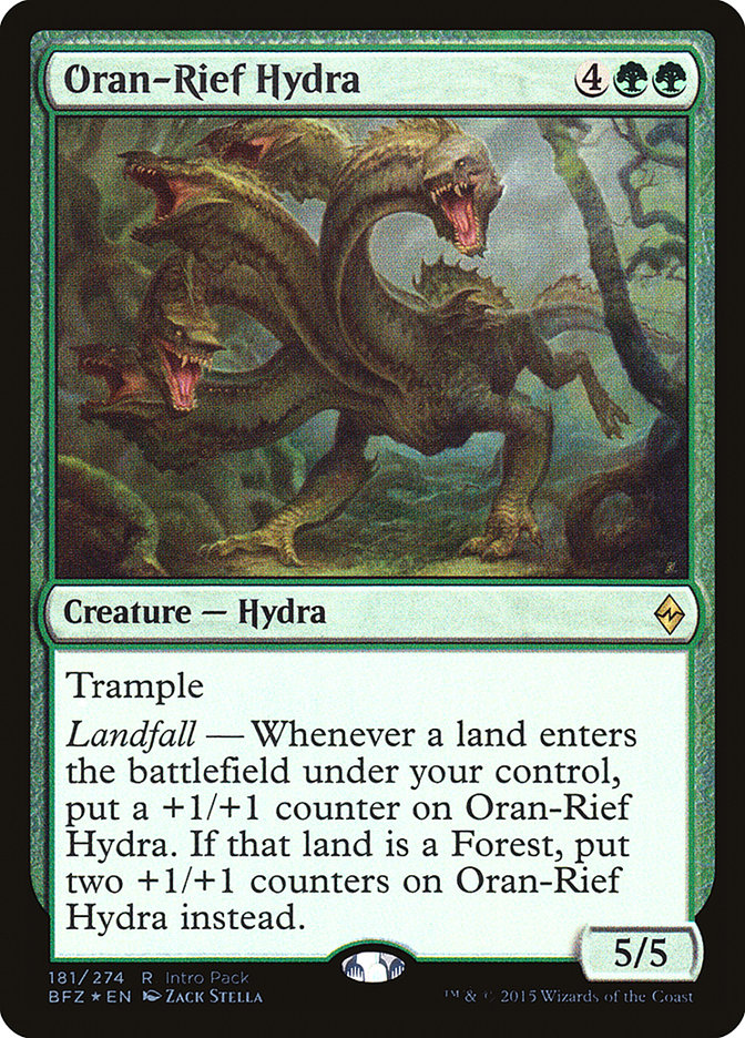 Oran-Rief Hydra (Intro Pack) [Battle for Zendikar Promos] | Pegasus Games WI