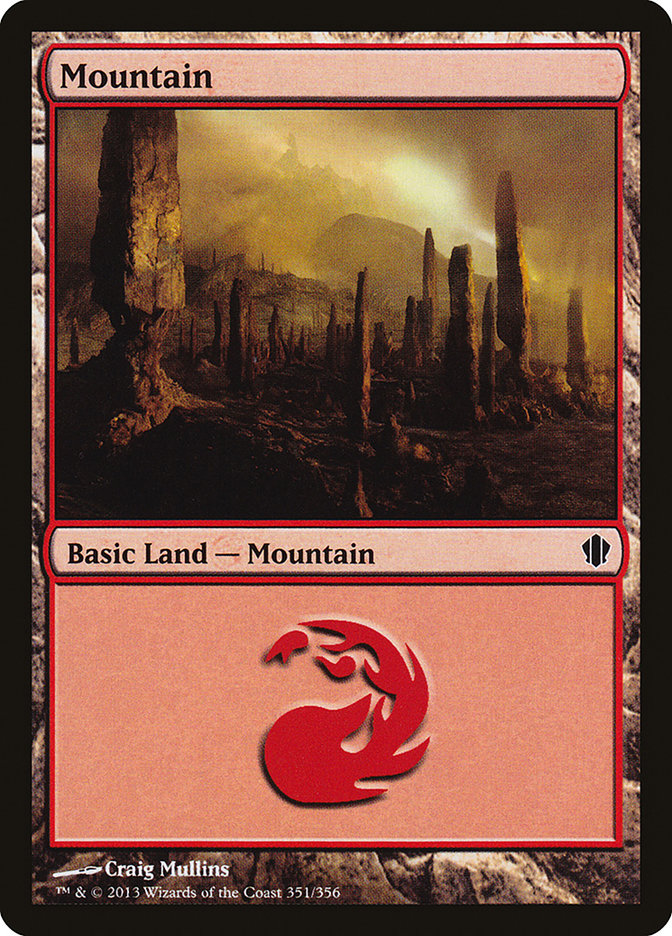 Mountain (351) [Commander 2013] | Pegasus Games WI