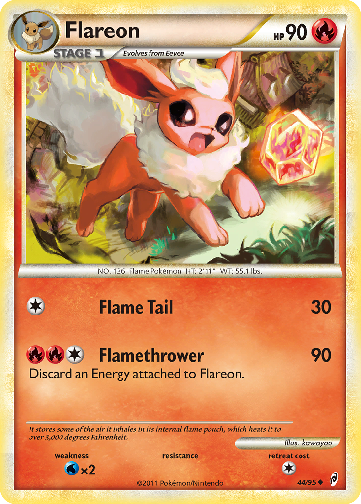 Flareon (44/95) [HeartGold & SoulSilver: Call of Legends] | Pegasus Games WI