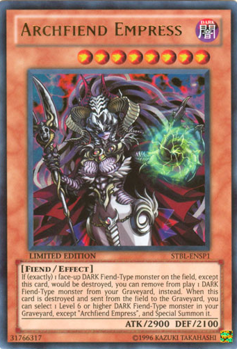 Archfiend Empress [STBL-ENSP1] Ultra Rare | Pegasus Games WI