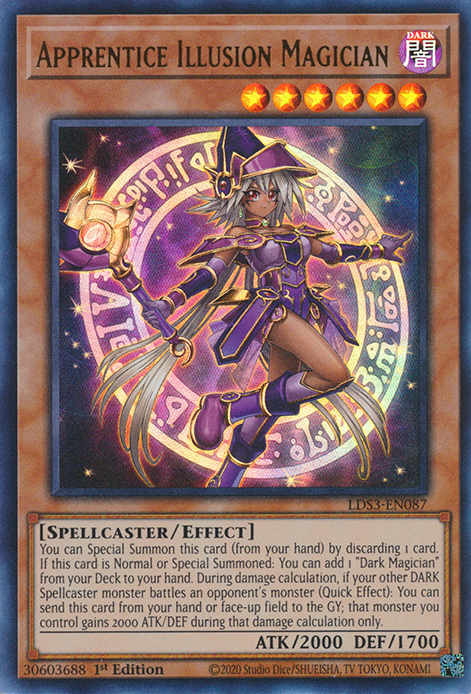 Apprentice Illusion Magician [LDS3-EN087] Ultra Rare | Pegasus Games WI