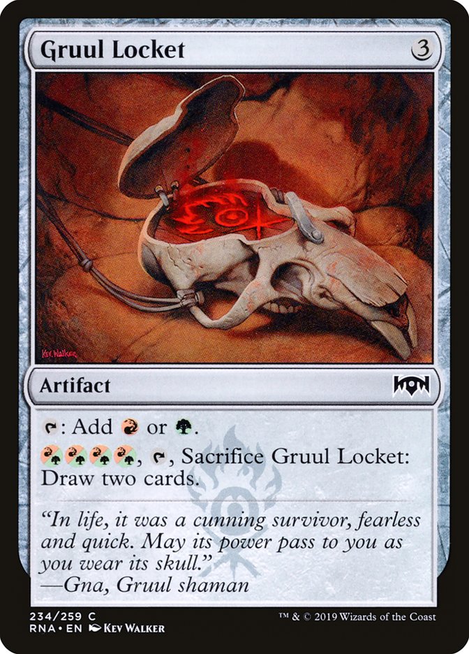 Gruul Locket [Ravnica Allegiance] | Pegasus Games WI