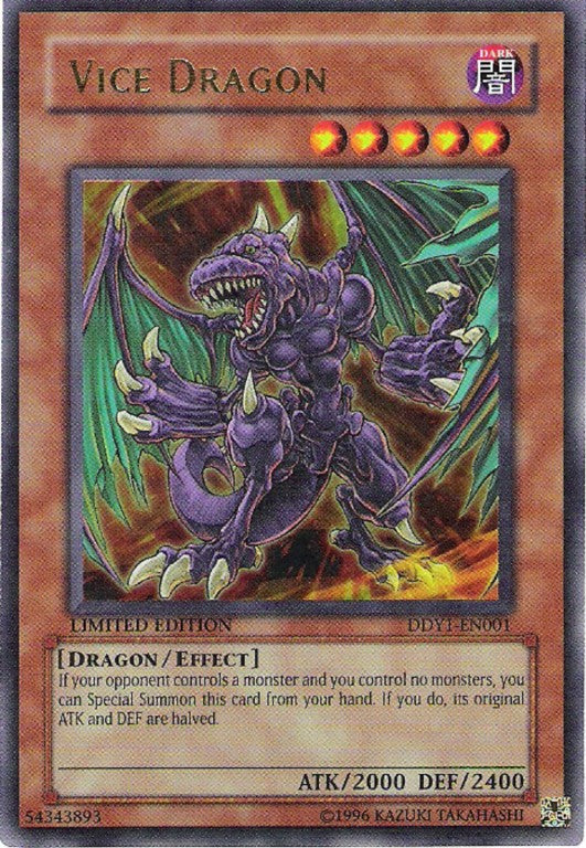 Vice Dragon (Promo) [DDY1-EN001] Ultra Rare | Pegasus Games WI