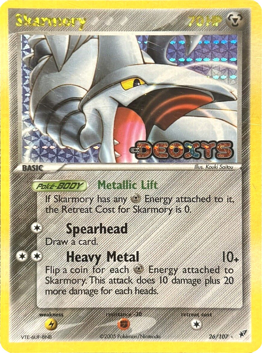 Skarmory (26/107) (Stamped) [EX: Deoxys] | Pegasus Games WI