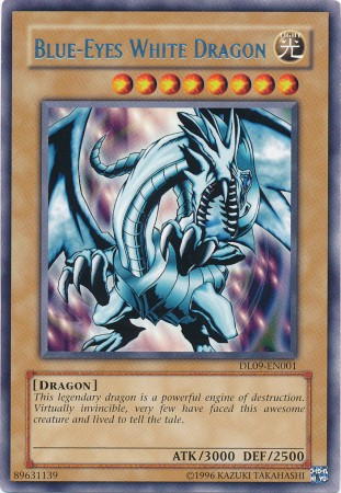 Blue-Eyes White Dragon (Silver) [DL09-EN001] Rare | Pegasus Games WI