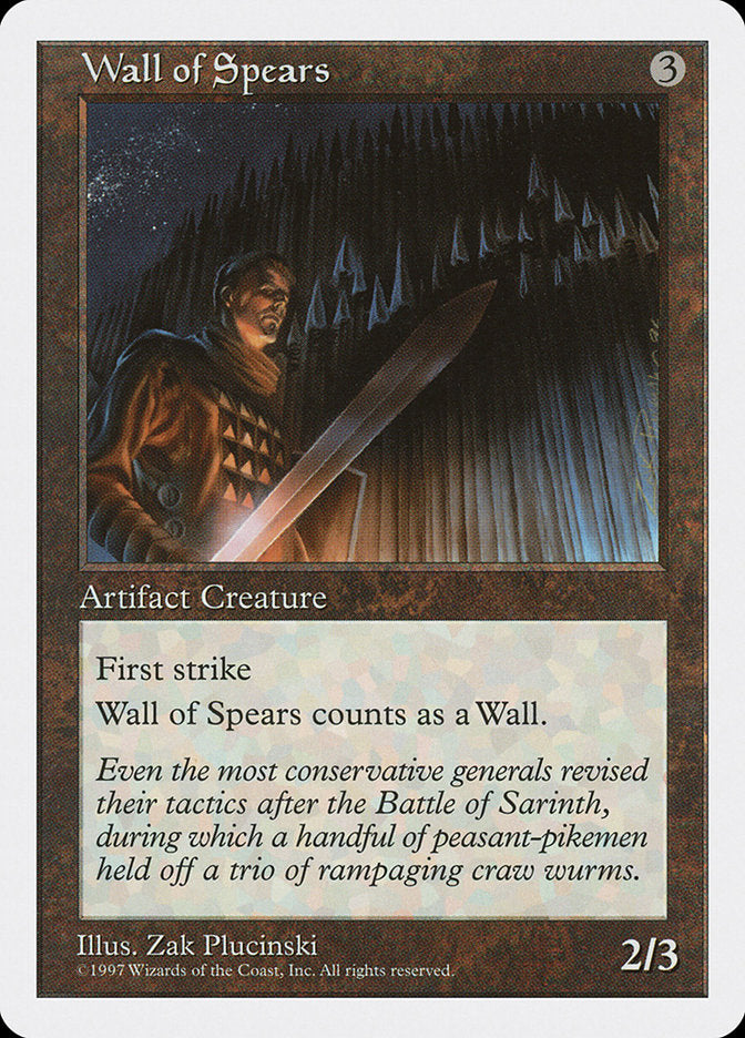 Wall of Spears [Fifth Edition] | Pegasus Games WI