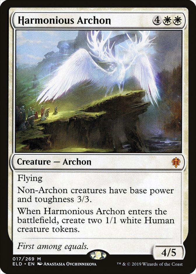 Harmonious Archon [Throne of Eldraine] | Pegasus Games WI