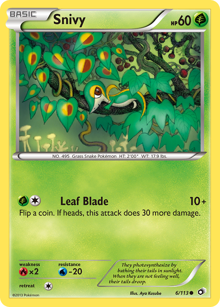 Snivy (6/113) [Black & White: Legendary Treasures] | Pegasus Games WI