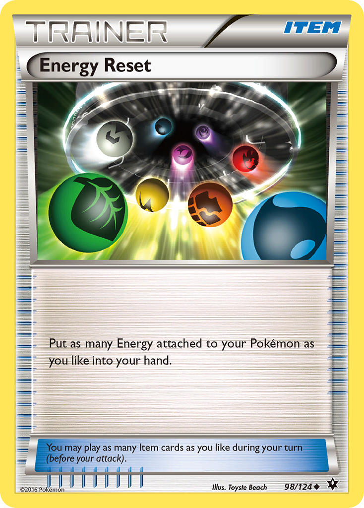 Energy Reset (98/124) [XY: Fates Collide] | Pegasus Games WI