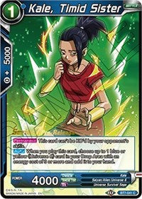 Kale, Timid Sister (Assault of the Saiyans) [BT7-041_PR] | Pegasus Games WI