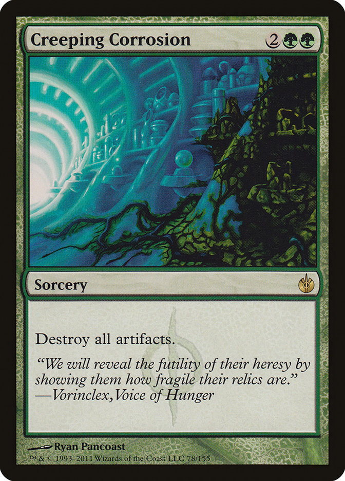 Creeping Corrosion [Mirrodin Besieged] | Pegasus Games WI
