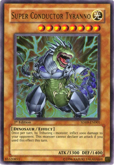 Super Conductor Tyranno [SD09-EN001] Ultra Rare | Pegasus Games WI