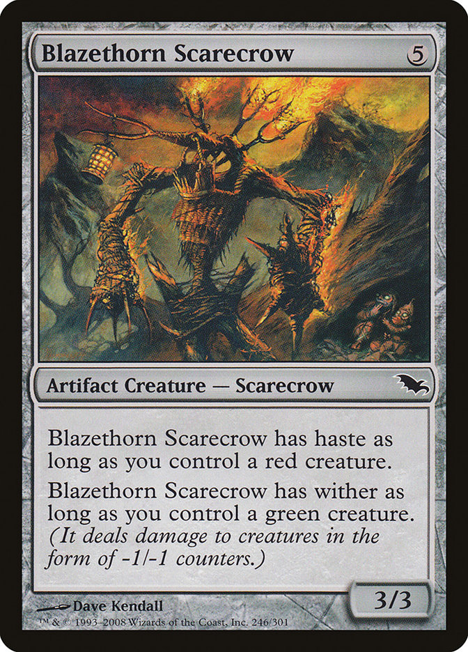 Blazethorn Scarecrow [Shadowmoor] | Pegasus Games WI