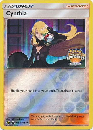 Cynthia (119a/156) (Regional Championship Promo) [Sun & Moon: Ultra Prism] | Pegasus Games WI