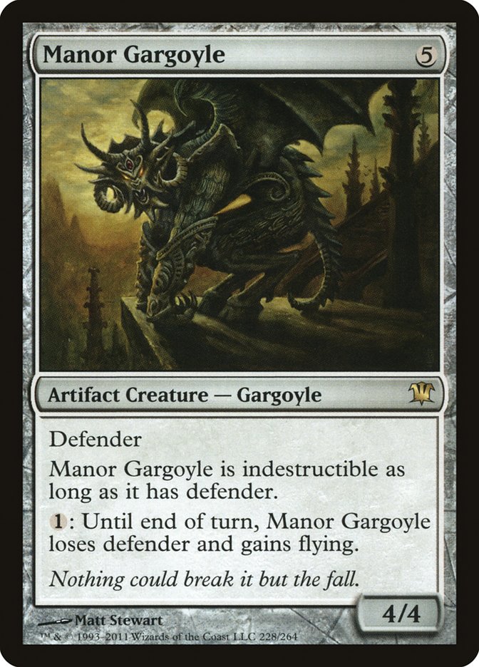 Manor Gargoyle [Innistrad] | Pegasus Games WI
