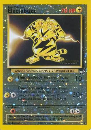 Electabuzz (1) (Winner) [Best of Promos] | Pegasus Games WI