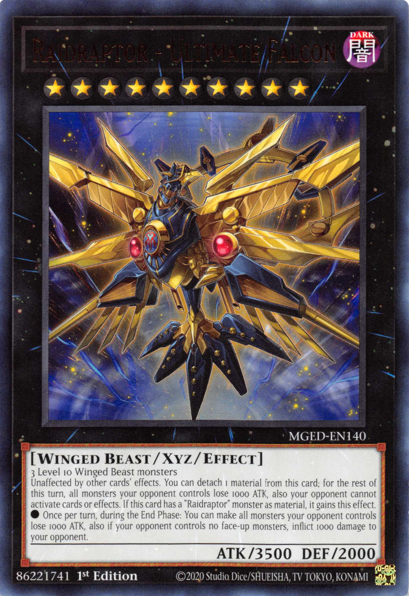 Raidraptor - Ultimate Falcon [MGED-EN140] Rare | Pegasus Games WI