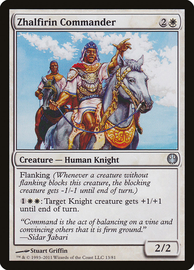 Zhalfirin Commander [Duel Decks: Knights vs. Dragons] | Pegasus Games WI
