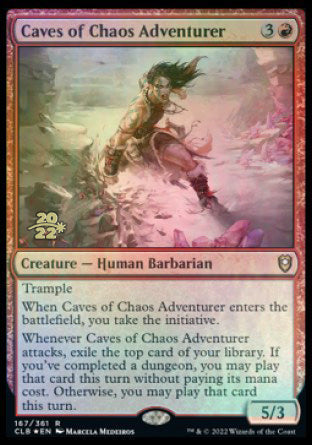 Caves of Chaos Adventurer [Commander Legends: Battle for Baldur's Gate Prerelease Promos] | Pegasus Games WI