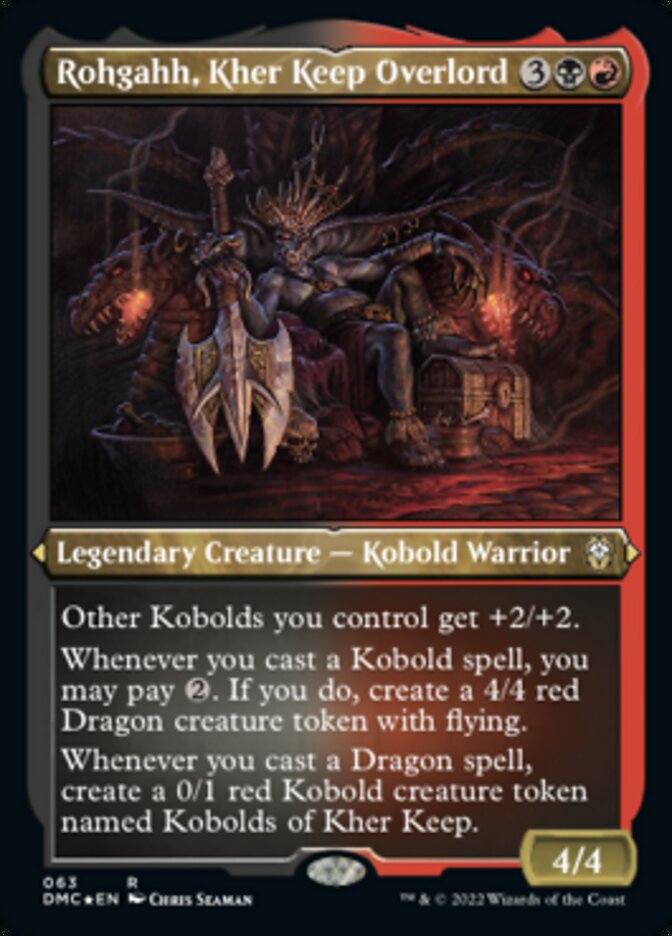 Rohgahh, Kher Keep Overlord (Foil Etched) [Dominaria United Commander] | Pegasus Games WI