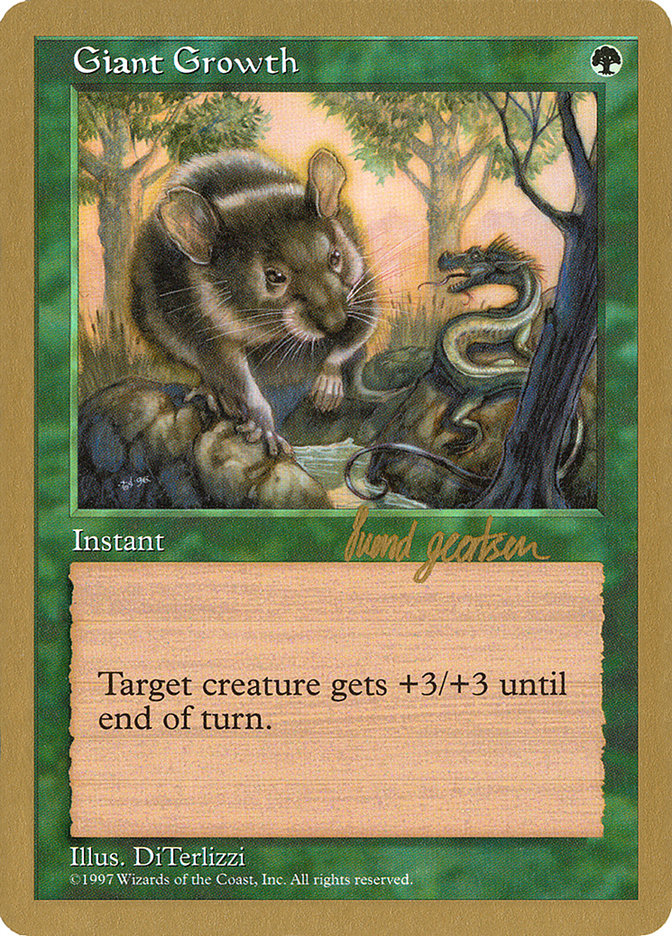 Giant Growth (Svend Geertsen) [World Championship Decks 1997] | Pegasus Games WI