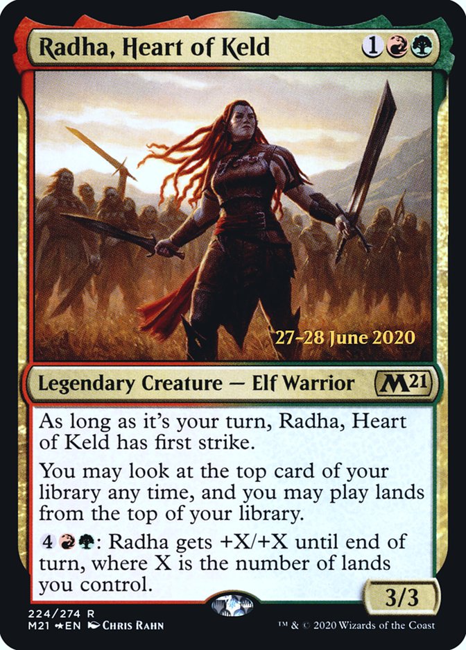 Radha, Heart of Keld [Core Set 2021 Prerelease Promos] | Pegasus Games WI