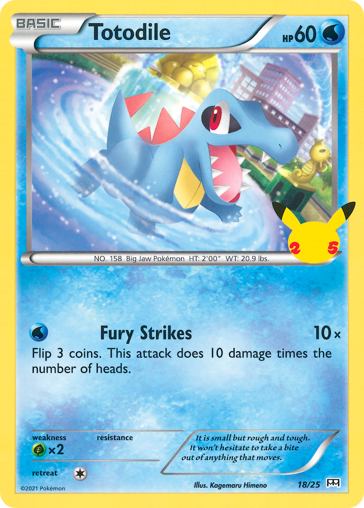 Totodile (18/25) [McDonald's 25th Anniversary] | Pegasus Games WI